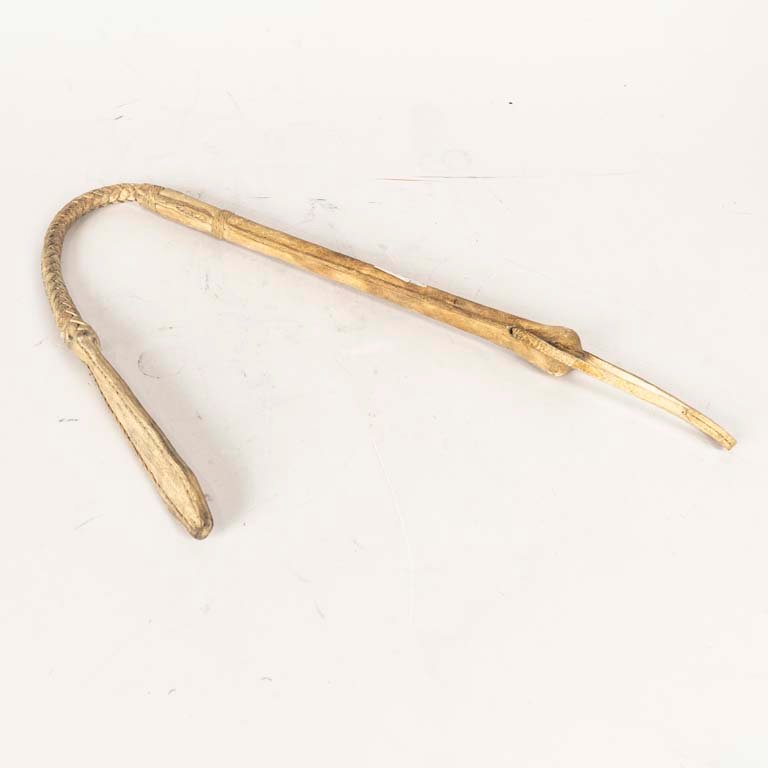 Rebenque de Cuero Trenzado Artesanal - 76 cm
