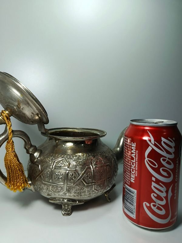 Antigua tetera tradicional marroquí de alta calidad - imagen 2
