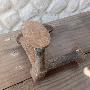 Pie de Zapatero Antiguo de Hierro Fundido - imagen 5