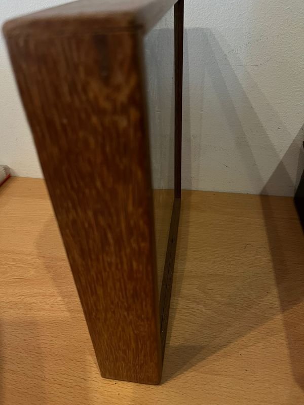 Reloj de madera con lámina a pilas - imagen 3