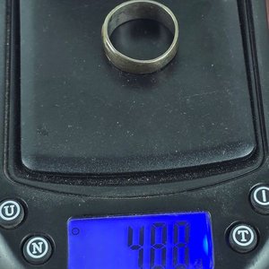 Anillo Antiguo de Plata con Detalles Dorados - imagen 3