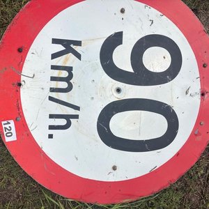 Lote de 5 Carteles Señalización Vial Límite 90 Km/h - imagen 4