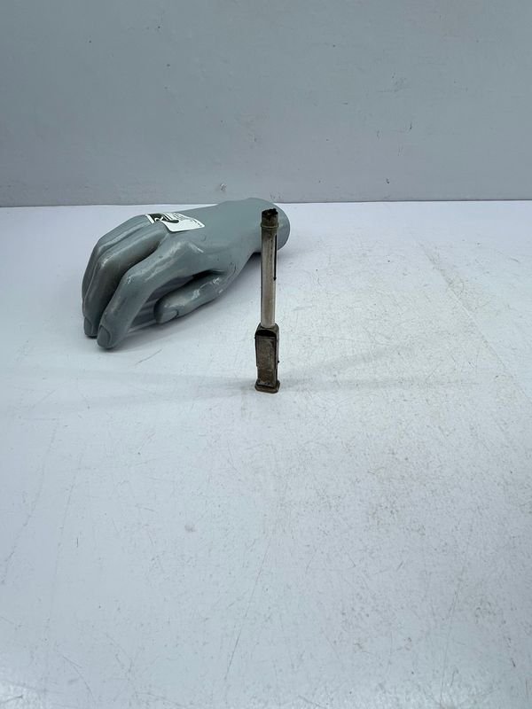 Antiguo Sello de Tinta y Porta Plumas/Lápiz Metálico