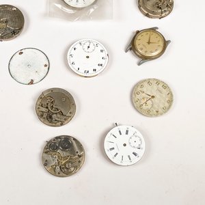 Lote de Mecanismos y Esferas de Relojes Antiguos - imagen 3