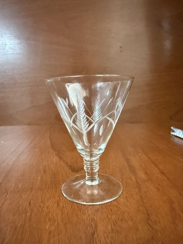 Juego completo de cristal labrado para vino - imagen 9