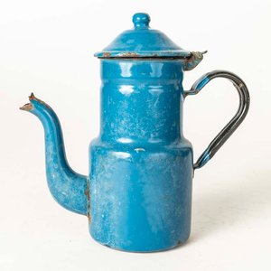 Lote siguiente: Tetera Esmaltada Azul Antigua - 21 cm