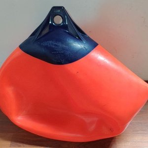 Defensa Náutica Naranja y Azul Oscuro 'MADE IN USA' A-4 (56x60 cm) - imagen 4
