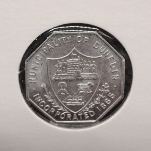 Ficha de Tranvía Municipalidad de Dunedin, Nueva Zelanda - 1 Penique - imagen 4