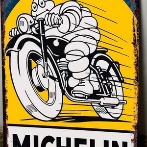 Lote anterior: Cartel Metálico Decorativo Michelin Moto 28x19 cm