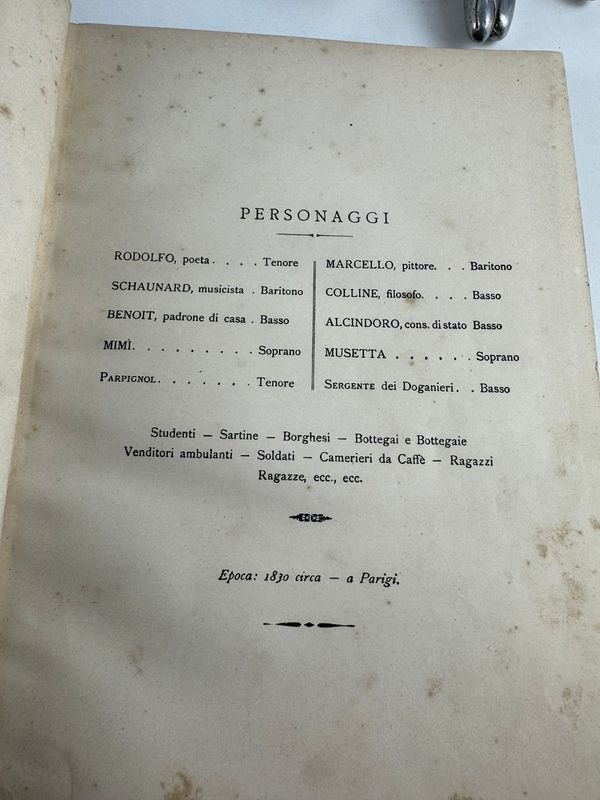 Libro de música clásica: La Bohème de Giacomo Puccini - imagen 3