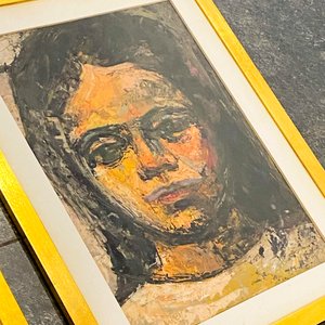 Dos cuadros personajes firmados - imagen 4