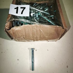 100 Bulones Industriales Rex Ltda. 3/8" x 3" - imagen 2