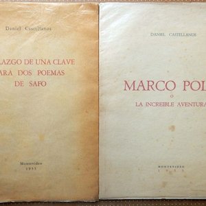 Lote anterior: Dos Libros Firmados por Daniel Castellanos: Marco Polo y Hallazgo Clave Poemas Safo