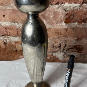 Velador de Platina Niquelada Maciza - imagen 3