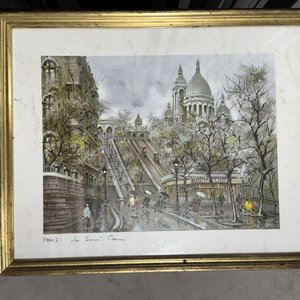 Cuadro París: Basílica del Sagrado Corazón en Montmartre - imagen 5