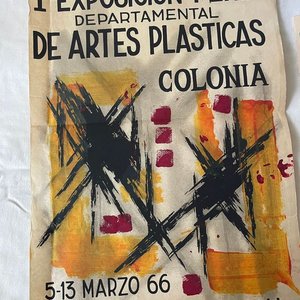 Lote de Colección: Afiche "1ª Exposición Feria Departamental de Artes Plásticas Colonia", Mini Guía de Colonia y Libro "Fogon y Olimpiada" - imagen 12
