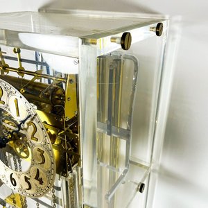 Reloj de Pie Moderno en Acrílico Transparente con Carrillón y Péndulo - imagen 3