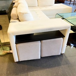 Lote anterior: Sofá Modular Blanco con Puff Integrado