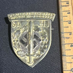 Insignia Paramilitar SA y Juventudes Hitlerianas "Winterkampf" 1939 - imagen 1