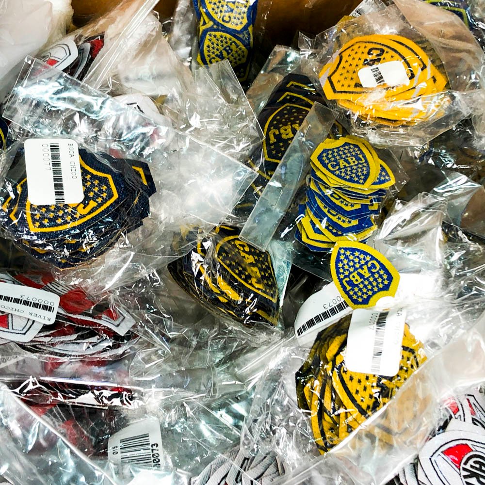 Parches de escudos de BOCA JUNIORS Y RIVER PLATE - imagen 3