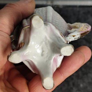 Potiche de Porcelana Estilo Oriental con Asas de Animales y Tapa - imagen 6