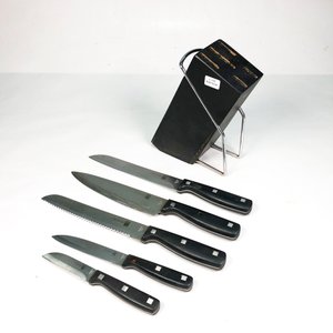 Set de 5 Cuchillas con Soporte Negro - imagen 2