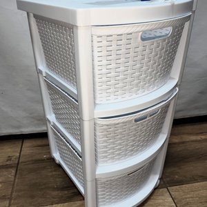 Organizador Rimax de PVC con 3 Canastos y Ruedas - imagen 4