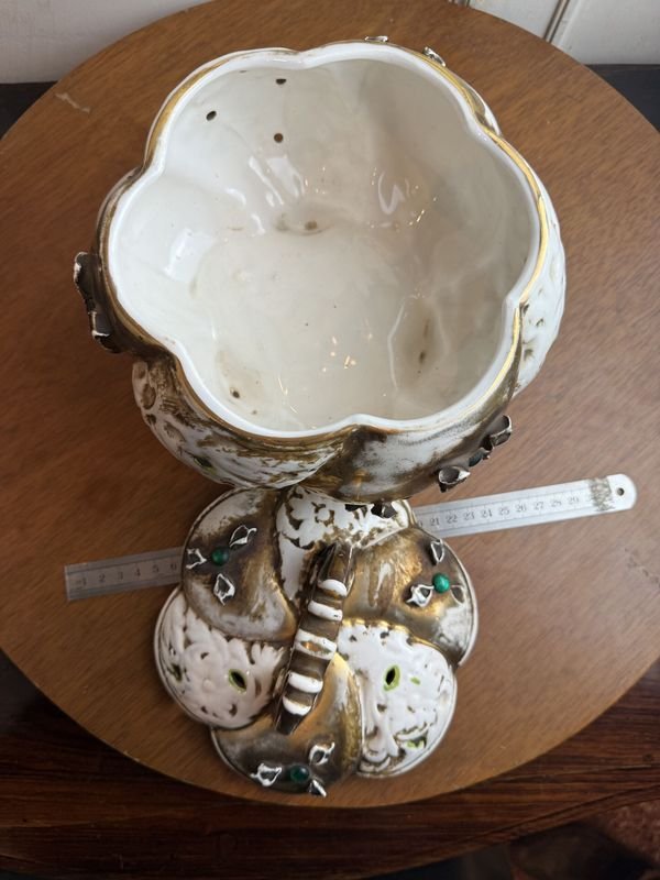 Gran Bombonera en Cerámica Capodimonte - imagen 3