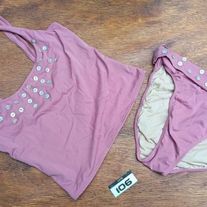 Set de Tankini y Sostén Talles Especiales - imagen 2