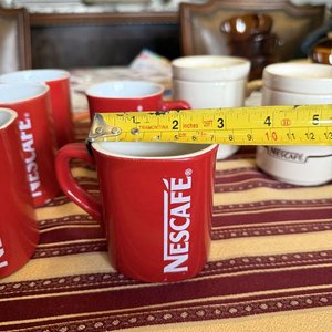 Lote de Tazas Nescafe Clásicas y con Tapa - imagen 7