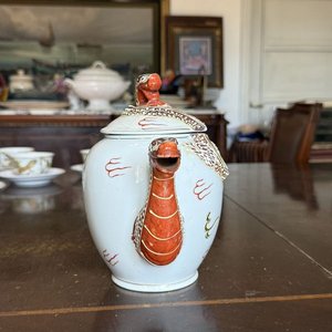 Juego de Té de Porcelana con Dragón: 2 Teteras, Azucarera, 6 Tazas y 6 Platos - imagen 28
