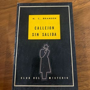 Lote anterior: Libro "Callejón sin Salida" de H.C. Branson - Club del Misterio