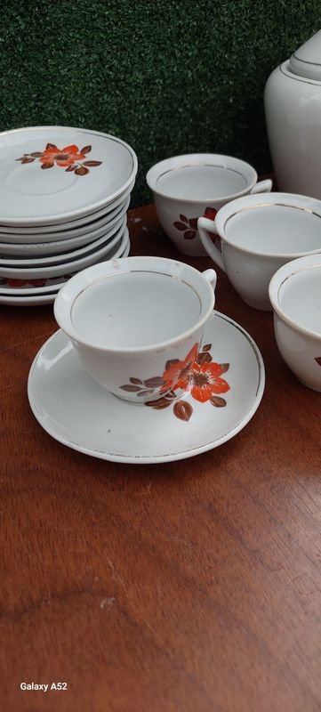 Colección de té blanco con flores rojas - imagen 4