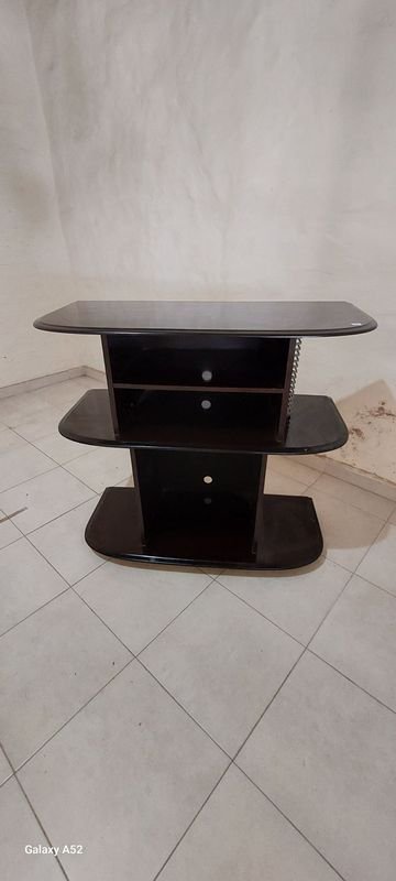 Rack de TV en MDF negro para televisor - imagen 4