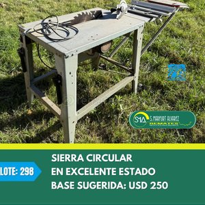 Lote siguiente: Sierra Circular de Banco Profesional