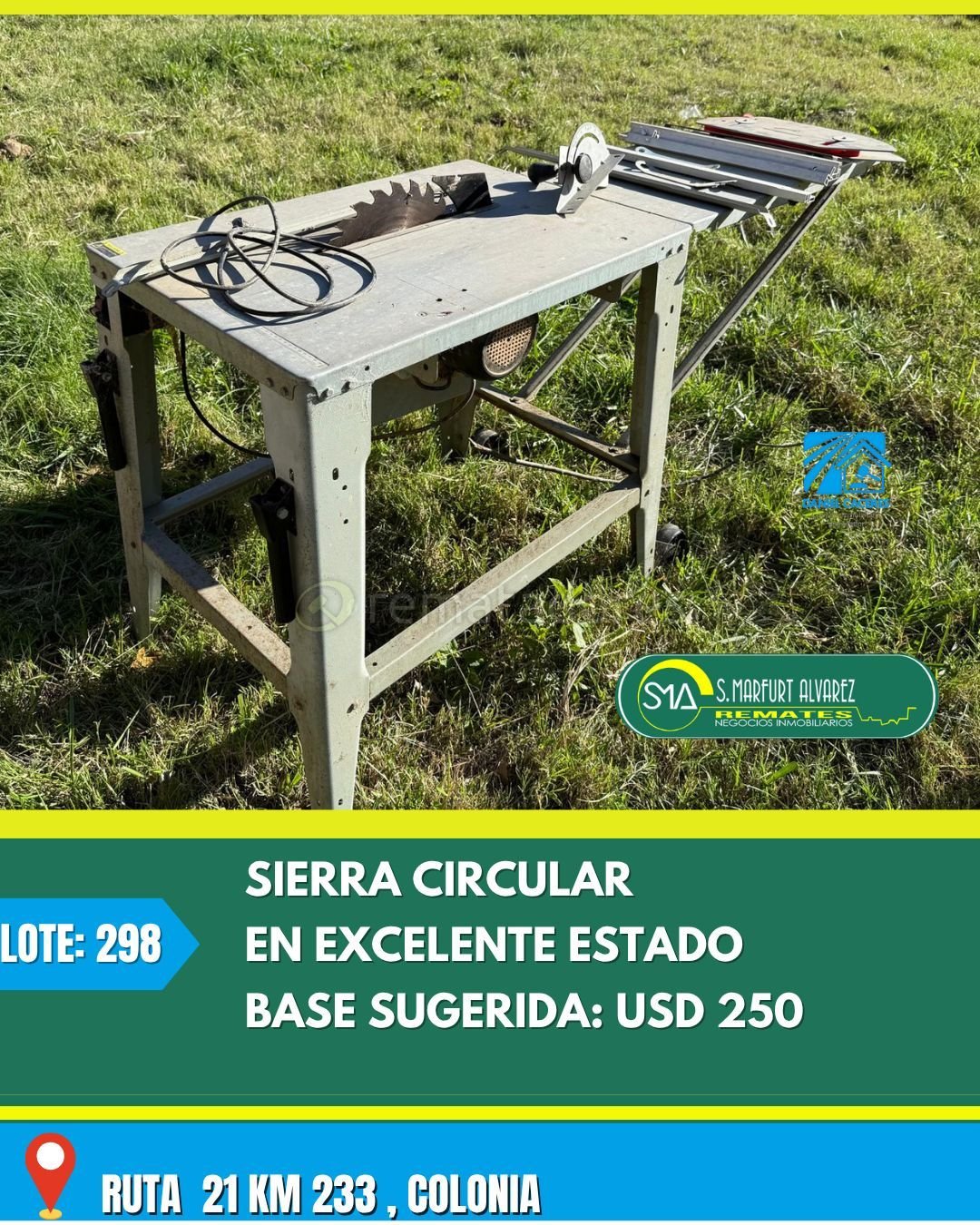 Sierra Circular de Banco Profesional