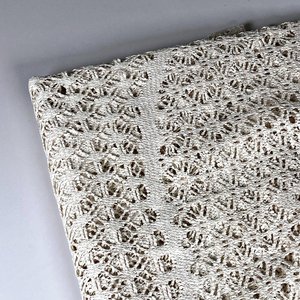 Mantel de Crochet con Encaje de Hilo Blanco - 2.45 x 1.35 mts - imagen 3