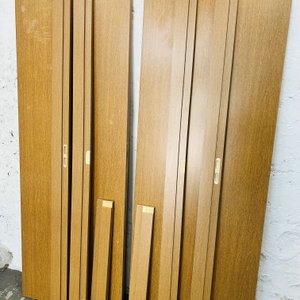 Lote #090a – Dos puertas de madera interior con marco sin pestillos ni llaves – 70x202cm - imagen 3
