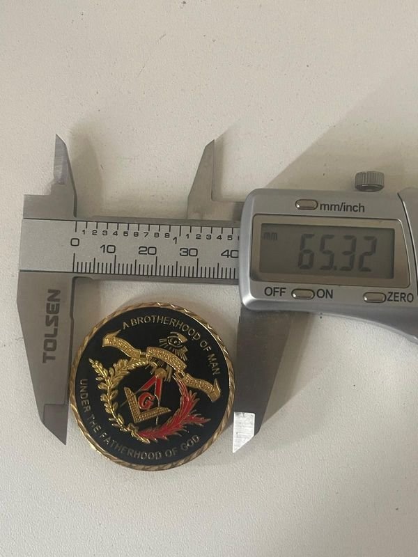 Moneda Conmemorativa Masónica - Una Joya de la Masonería - imagen 4
