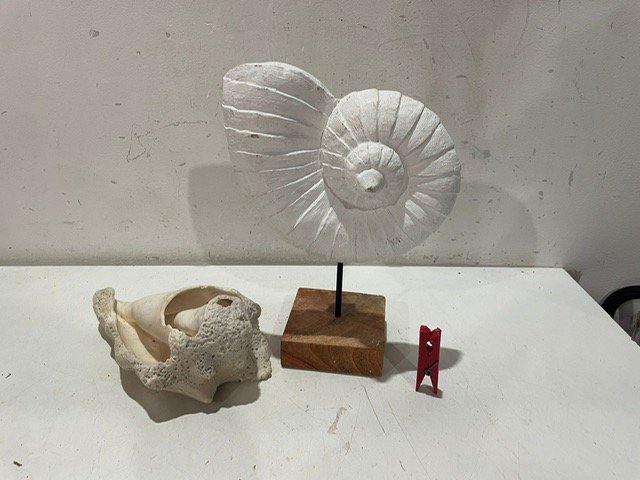 Lote siguiente: Escultura de caracol manual