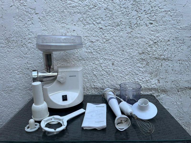 Lote siguiente: Kenwood Picadora de Carne y Mixer para Repuesto en Caja