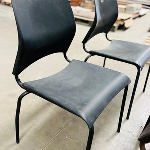 Lote de 4 Sillas Modernas Marrón y Negro - imagen 4