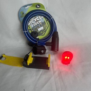 Kit Accesorios para Bicicleta: Candado, Soporte para Celular y Luz Roja - imagen 6