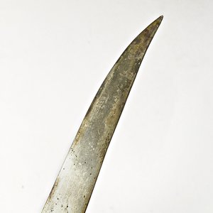 Daga Árabe Antigua con Vaina en Plata, 20 cm - imagen 3