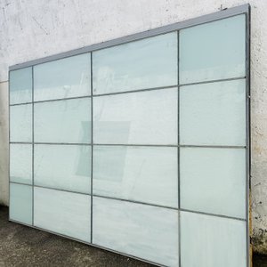 Lote #002 – Mampara divisora de vidrio marco en hierro – 293x204cm - imagen 3