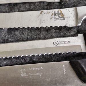 Lote de 9 Cuchillas Varias Tramontina y Otras Marcas - imagen 2