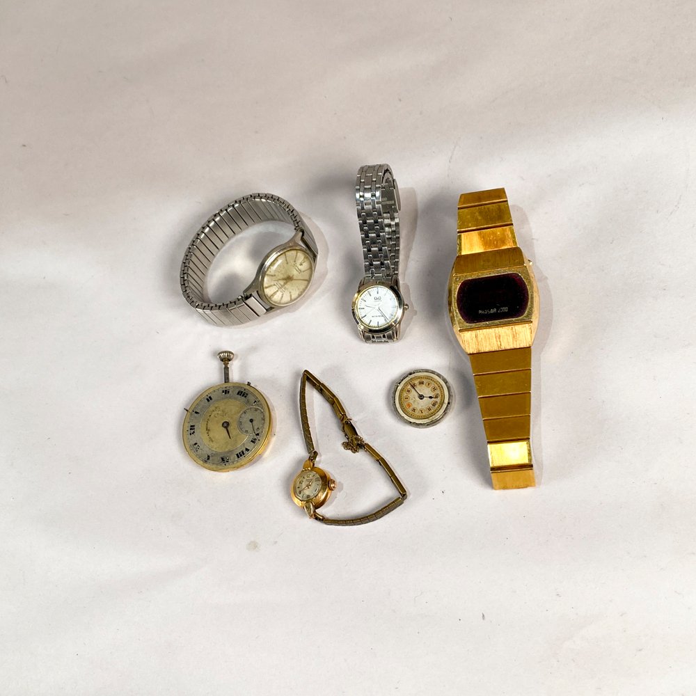 Lote de Relojes de Pulsera y Bolsillo Variados