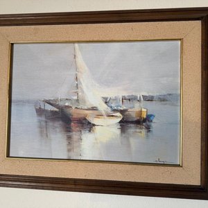 Par de Cuadros Decorativos de Paisajes Marítimos - imagen 6