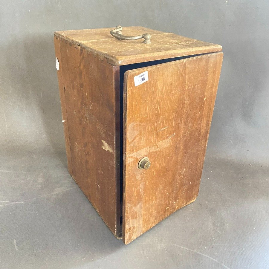 Caja de madera para microscopio - imagen 3