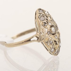 Anillo de Oro 18k con Brillantes y Diamantes - imagen 2